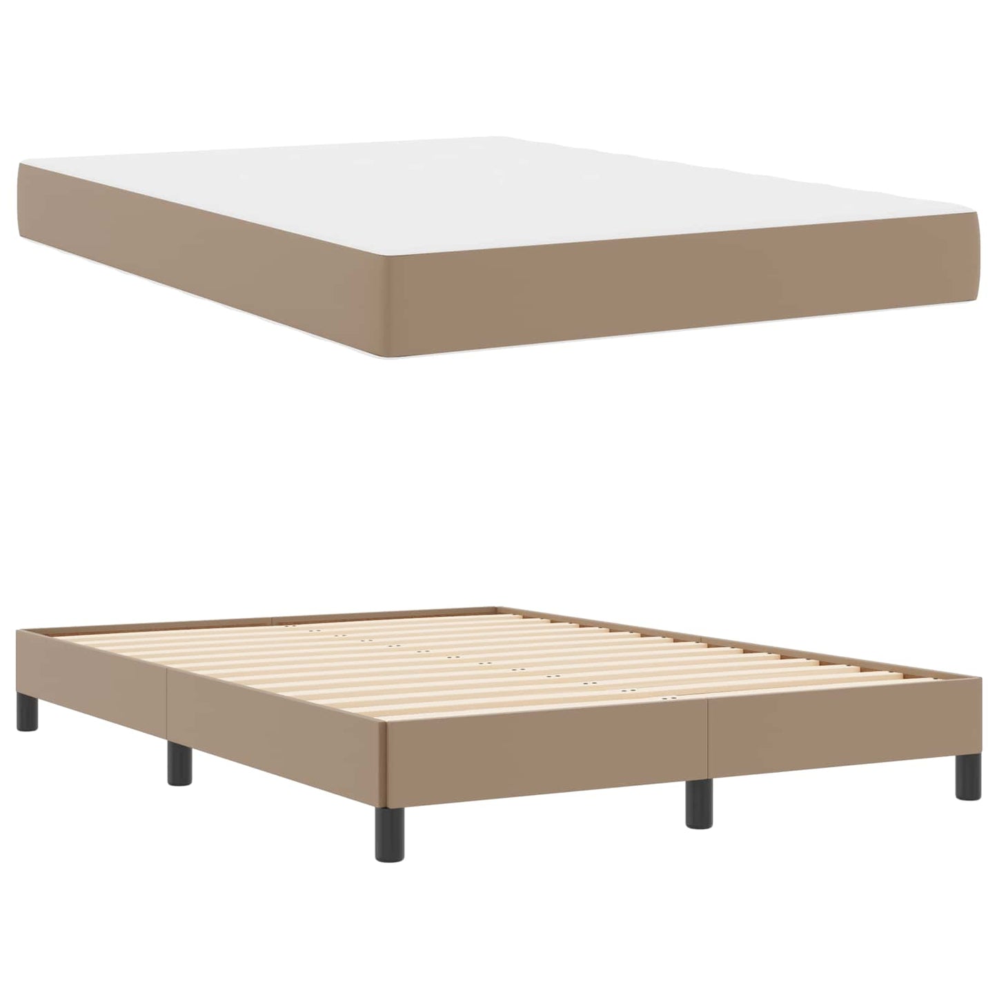 Struttura del letto Cappuccino 140 x 200 cm Tessuto | homemem39