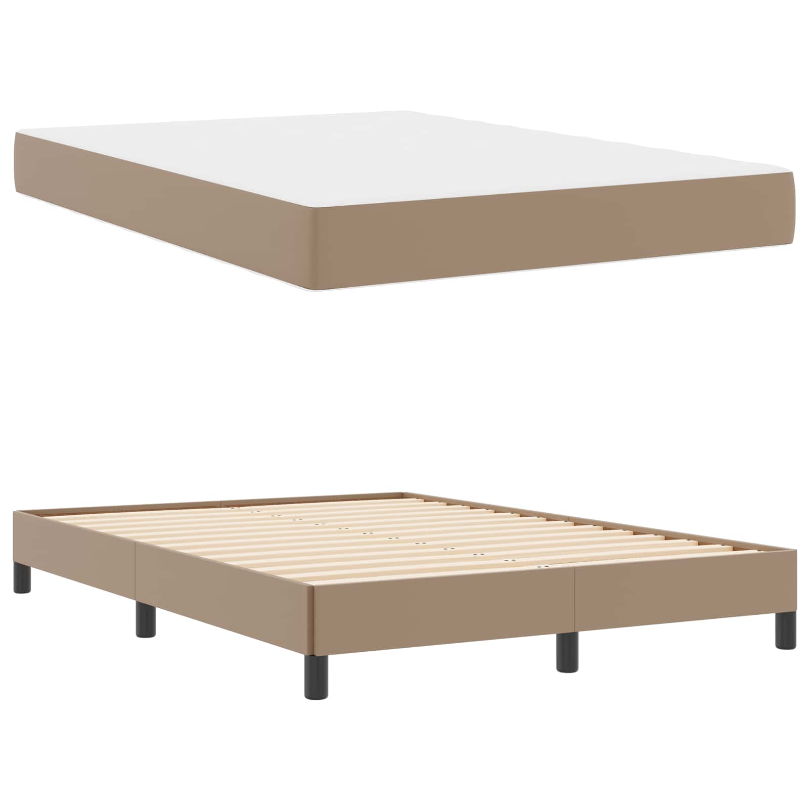 Struttura del letto Cappuccino 140 x 200 cm Tessuto | homemem39