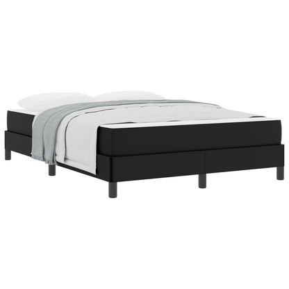 Struttura del letto con materasso Nero 160 x 200 cm Tessuto | homemem39