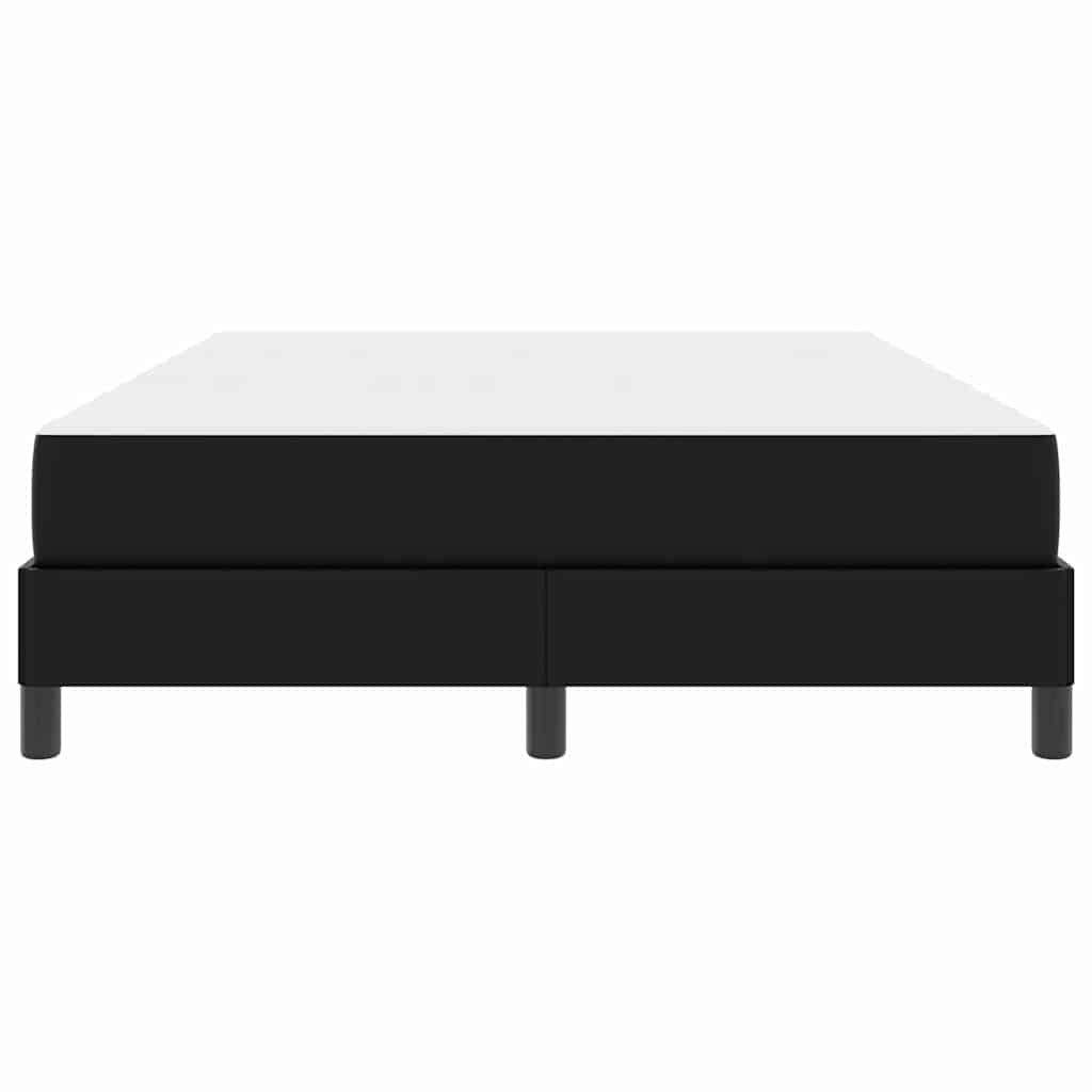 Struttura del letto con materasso Nero 160 x 200 cm Tessuto | homemem39