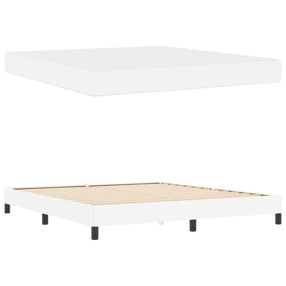 Struttura del letto Bianco Puro 180 x 200 cm Tessuto | homemem39