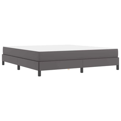 Struttura del letto con materasso Grigio 180 x 200 cm Tessuto | homemem39