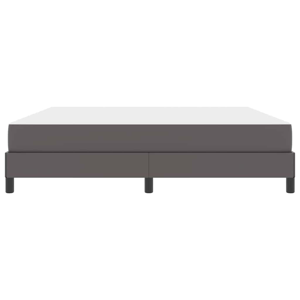 Struttura del letto con materasso Grigio 180 x 200 cm Tessuto | homemem39