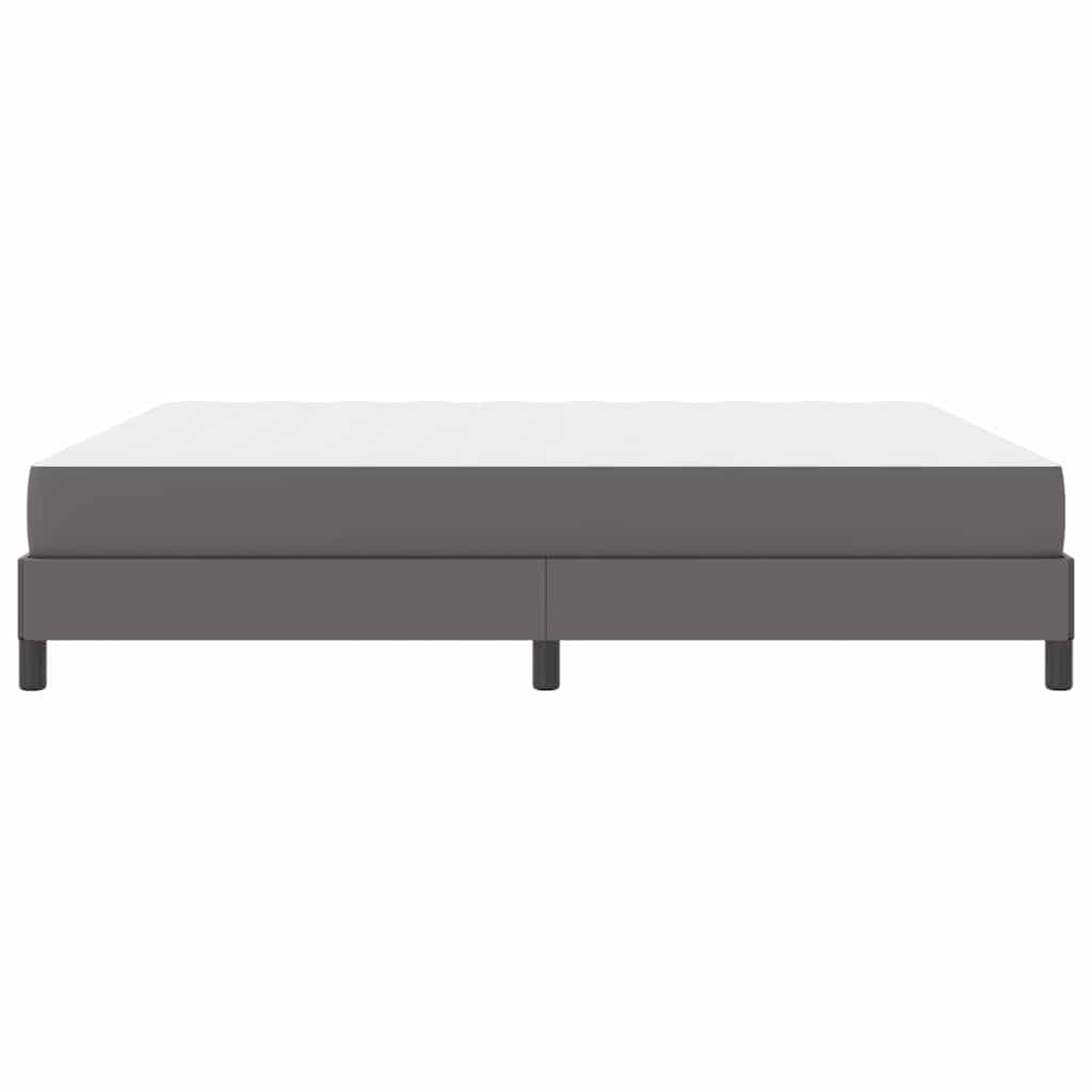 Struttura del letto con materasso Grigio 180 x 200 cm Tessuto | homemem39