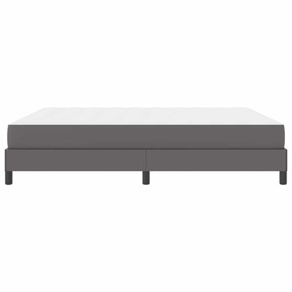 Struttura del letto con materasso Grigio 180 x 200 cm Tessuto | homemem39