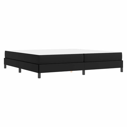 Struttura del letto con materasso Nero 200 x 200 cm Tessuto | homemem39