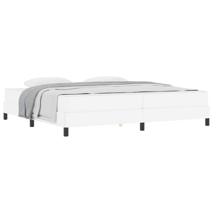 Struttura del letto Bianco Puro 200 x 200 cm Tessuto | homemem39