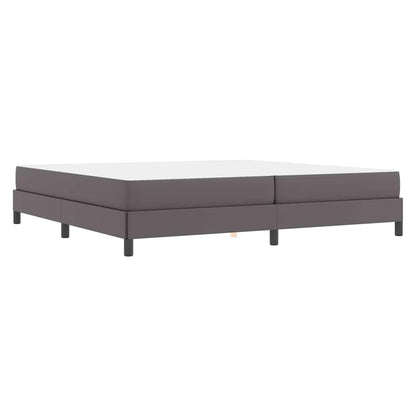 Struttura del letto con materasso Grigio 200 x 200 cm Tessuto | homemem39