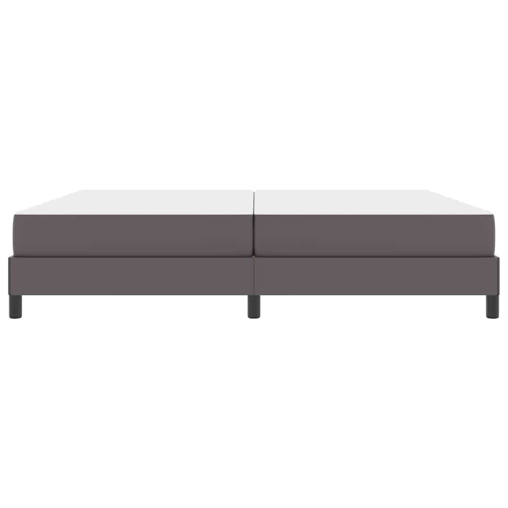 Struttura del letto con materasso Grigio 200 x 200 cm Tessuto | homemem39