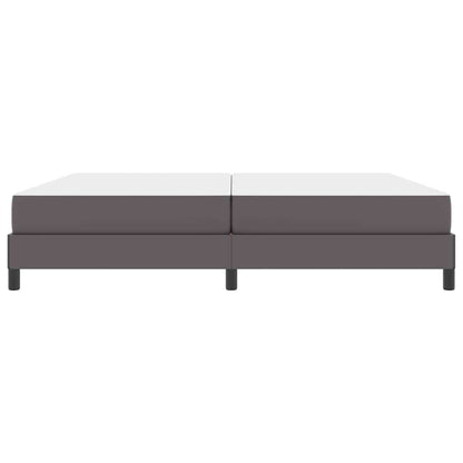 Struttura del letto con materasso Grigio 200 x 200 cm Tessuto | homemem39