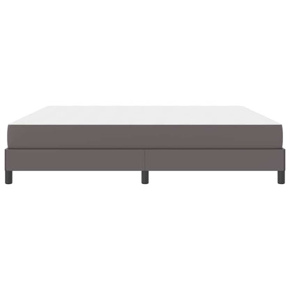 Struttura del letto con materasso Grigio 200 x 200 cm Tessuto | homemem39