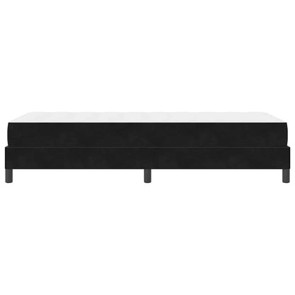 Letto a molle con materasso Nero 100 x 210 cm Tessuto | homemem39
