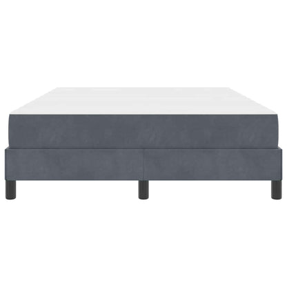 Letto a molle con materasso Grigio scuro 160 x 210 cm Tessuto | homemem39