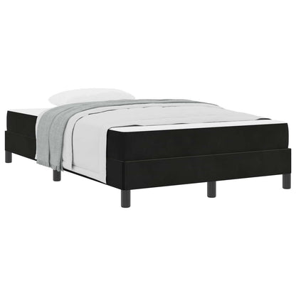 Letto a molle con materasso Nero 120 x 220 cm Tessuto | homemem39