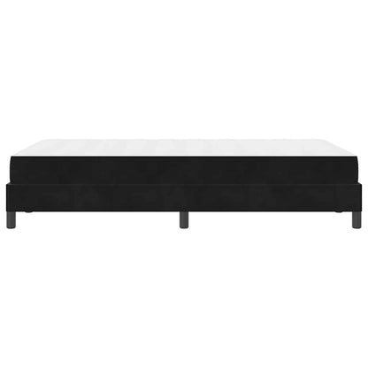Letto a molle con materasso Nero 120 x 220 cm Tessuto | homemem39