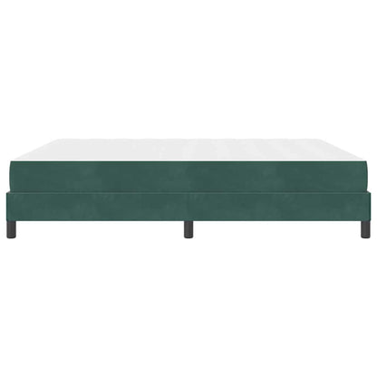 Letto a molle con materasso Verde Scuro 180 x 220 cm Tessuto | homemem39