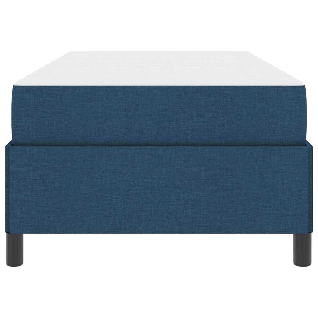 Letto a molle Blu 90 x 200 cm Tessuto