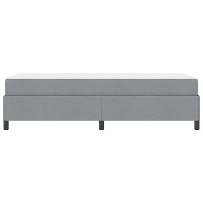 Letto a molle Grigio chiaro 100 x 200 cm Tessuto