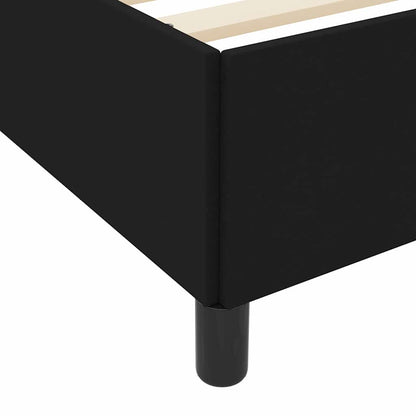 Letto a molle Nero 100 x 200 cm Tessuto | homemem39