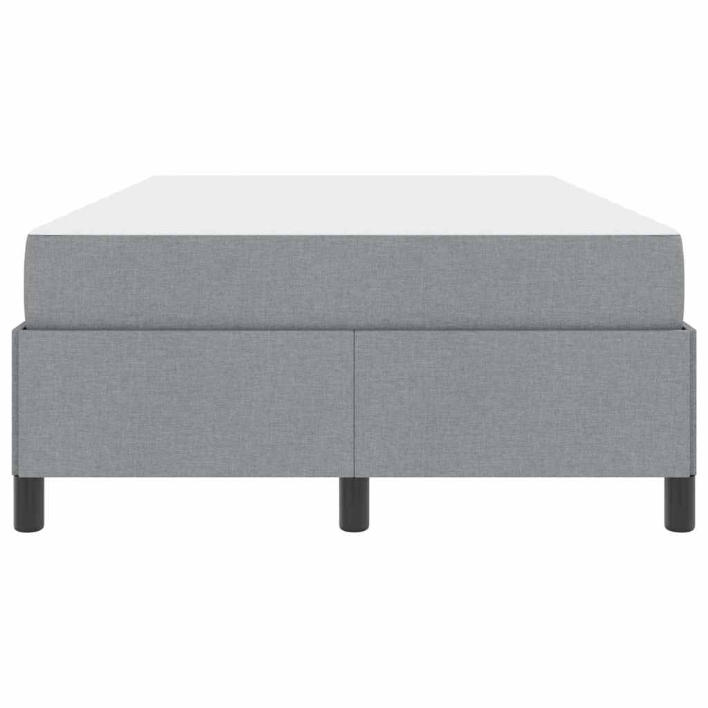 Letto a molle Grigio chiaro 120 x 190 cm Tessuto | homemem39