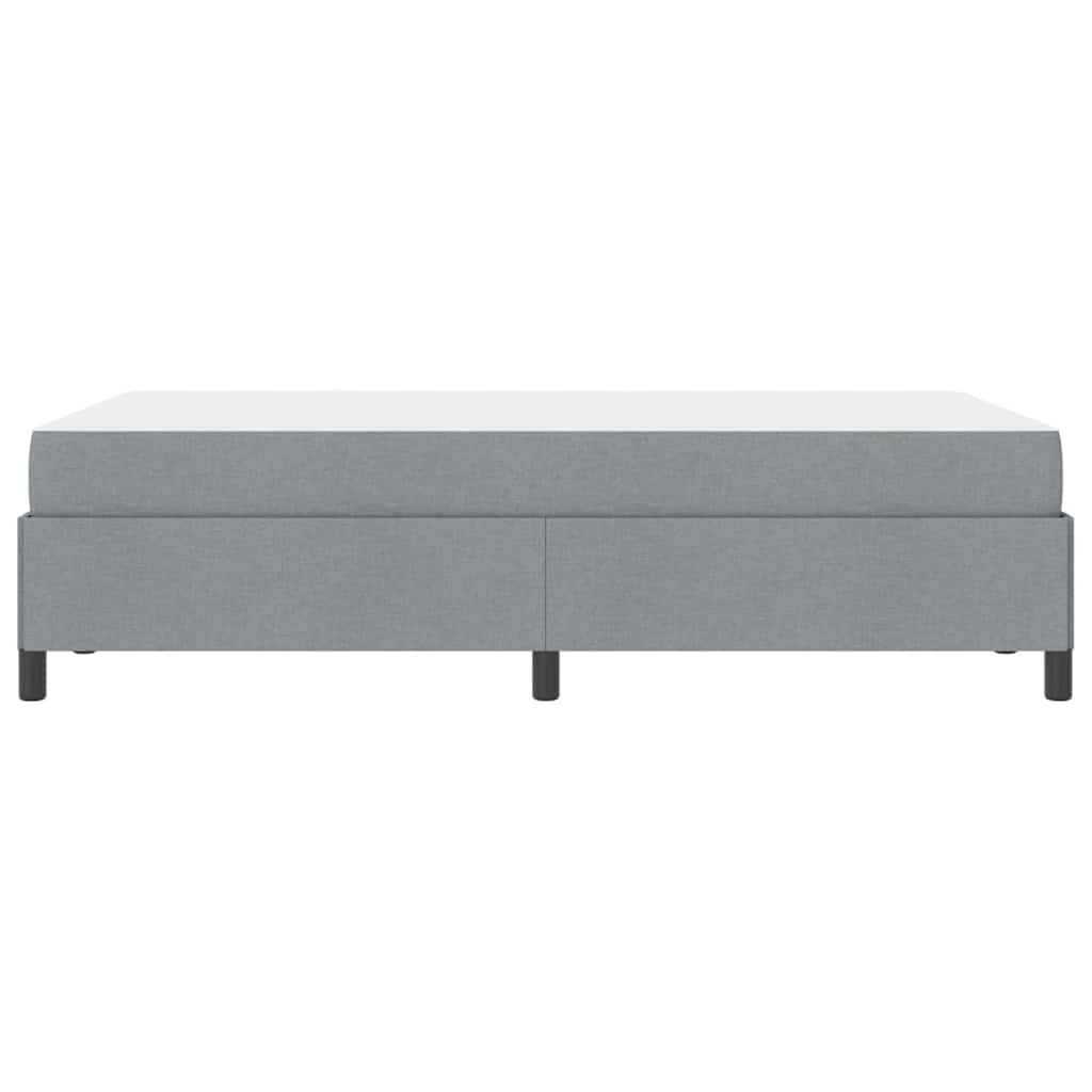 Letto a molle Grigio chiaro 120 x 190 cm Tessuto | homemem39