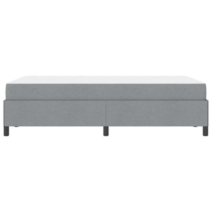 Letto a molle Grigio chiaro 120 x 190 cm Tessuto | homemem39