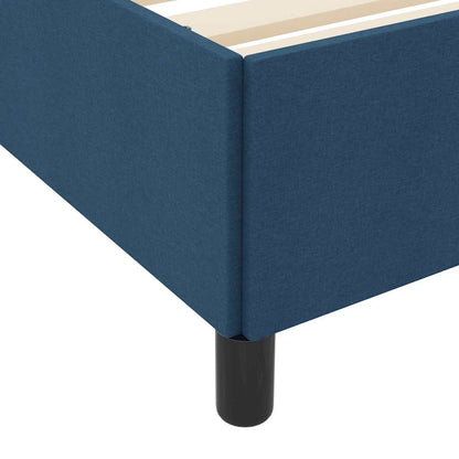 Letto a molle Blu 120 x 190 cm Tessuto | homemem39