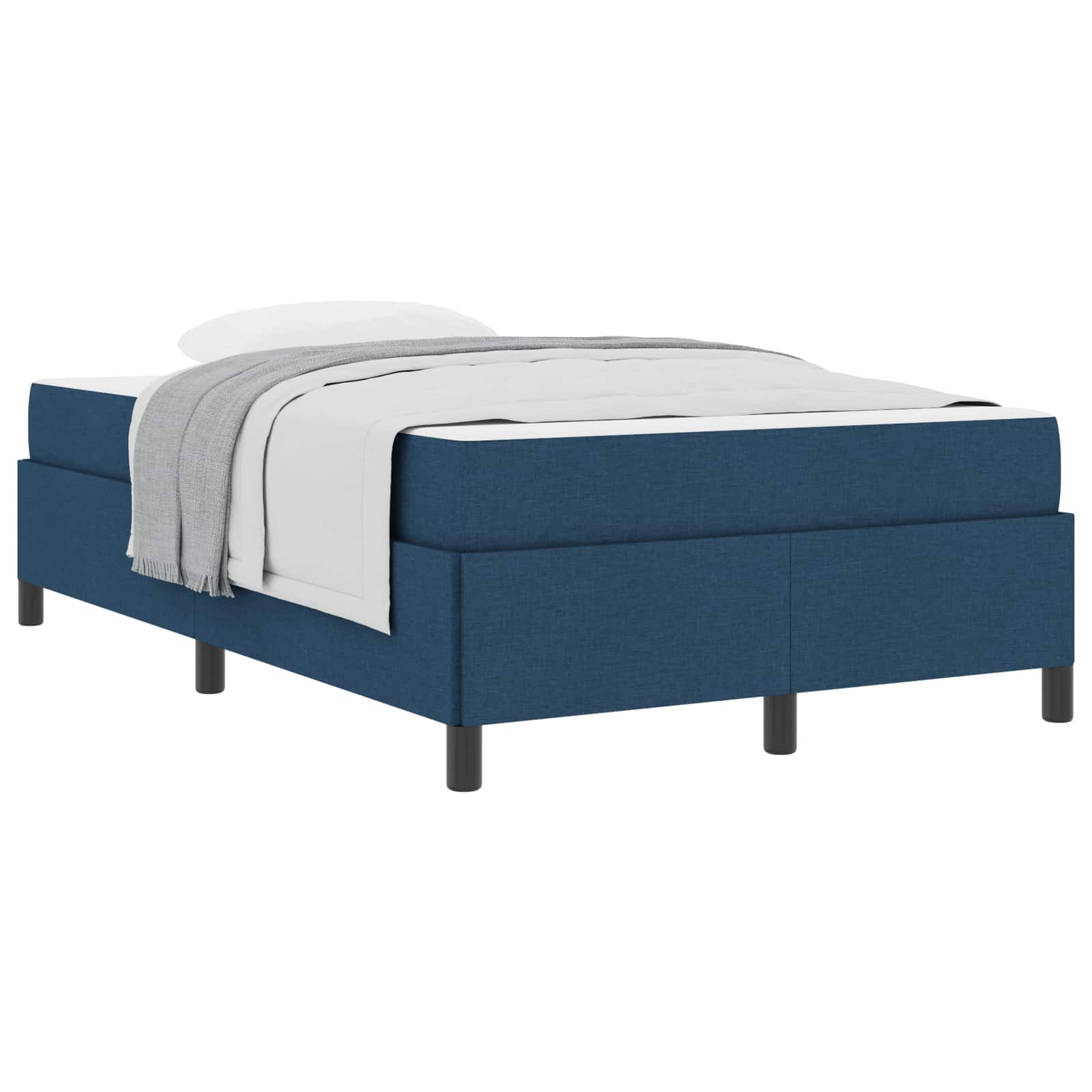 Letto a molle Blu 120 x 190 cm Tessuto | homemem39