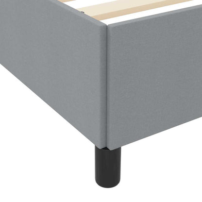Letto a molle Grigio chiaro 120 x 200 cm Tessuto | homemem39