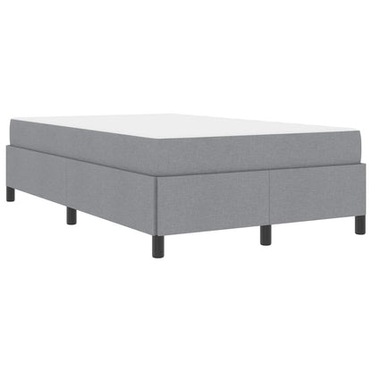 Letto a molle Grigio chiaro 120 x 200 cm Tessuto