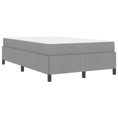 Letto a molle Grigio chiaro 120 x 200 cm Tessuto