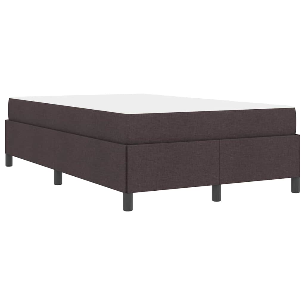 Letto a molle Marrone Scuro 120 x 200 cm Tessuto | homemem39