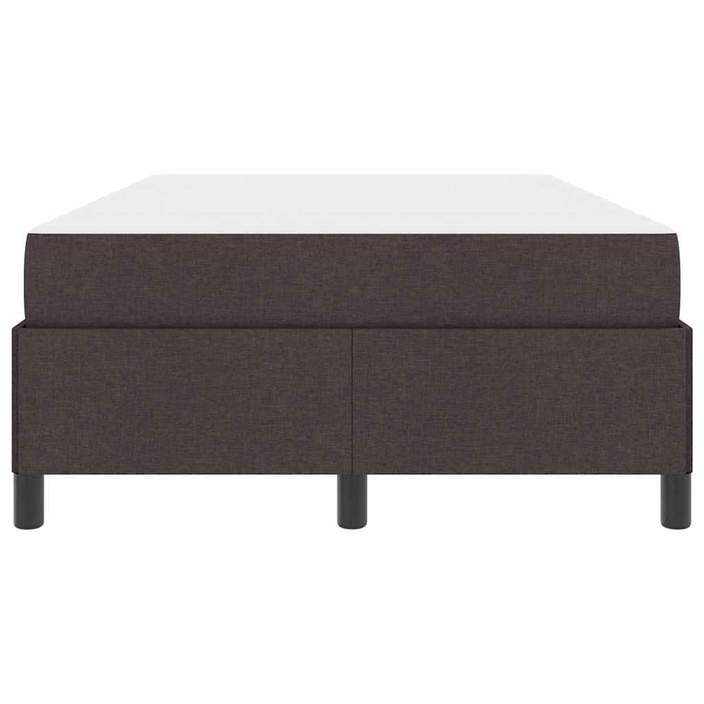 Letto a molle Marrone Scuro 120 x 200 cm Tessuto | homemem39