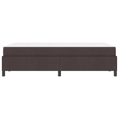 Letto a molle Marrone Scuro 120 x 200 cm Tessuto | homemem39