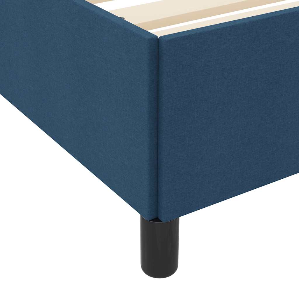 Letto a molle Blu 120 x 200 cm Tessuto | homemem39