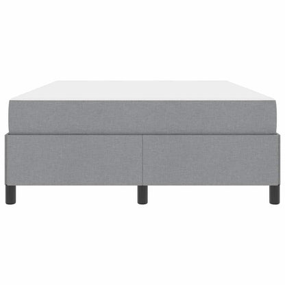 Letto a molle con materasso Grigio chiaro 140 x 190 cm Tessuto | homemem39
