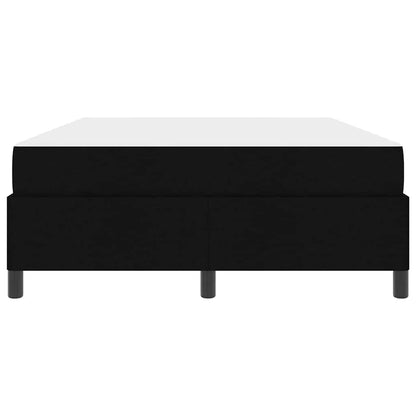 Letto a molle con materasso Nero 140 x 190 cm Tessuto | homemem39