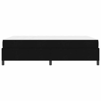 Letto a molle con materasso Nero 140 x 190 cm Tessuto | homemem39