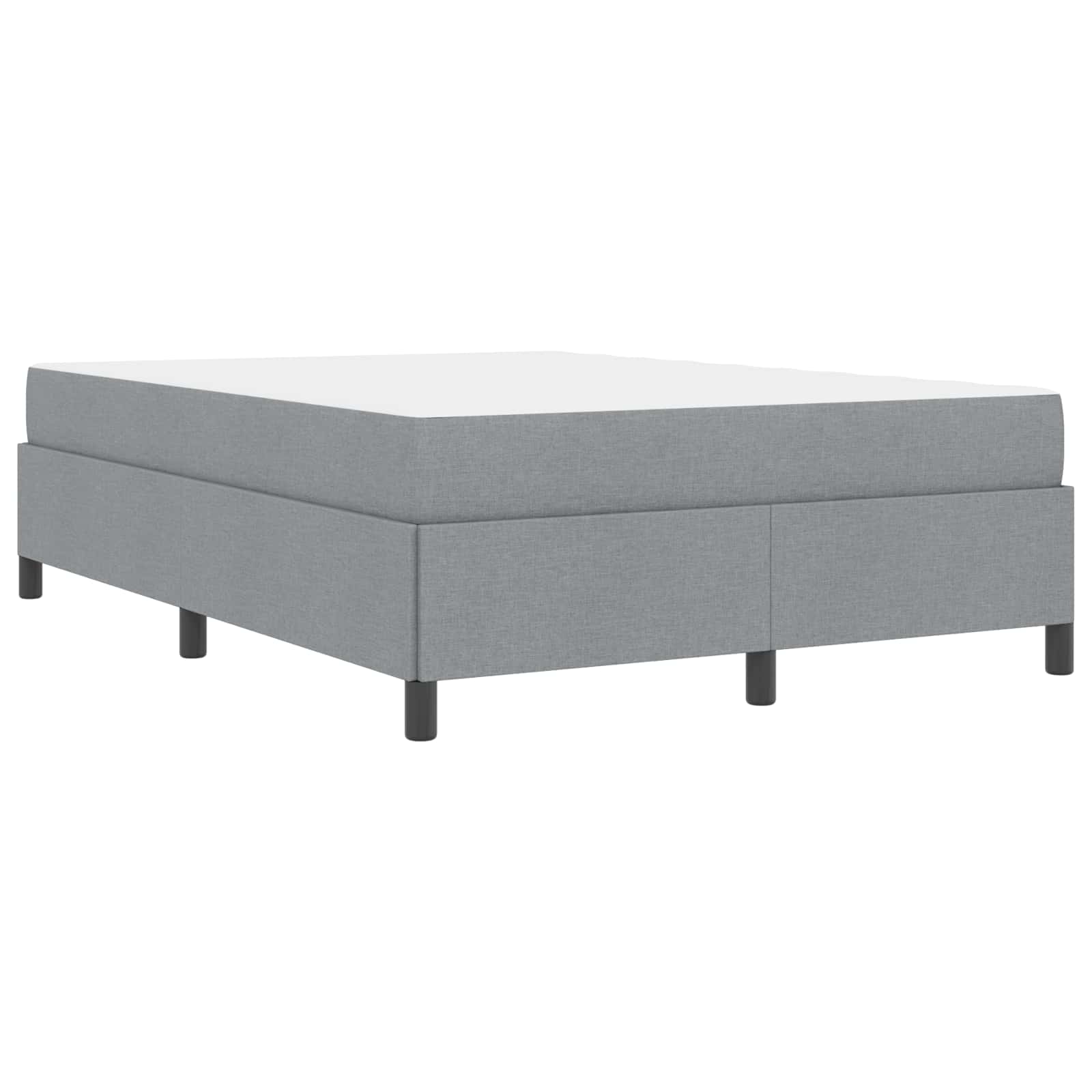 Letto a molle Grigio chiaro 140 x 200 cm Tessuto | homemem39