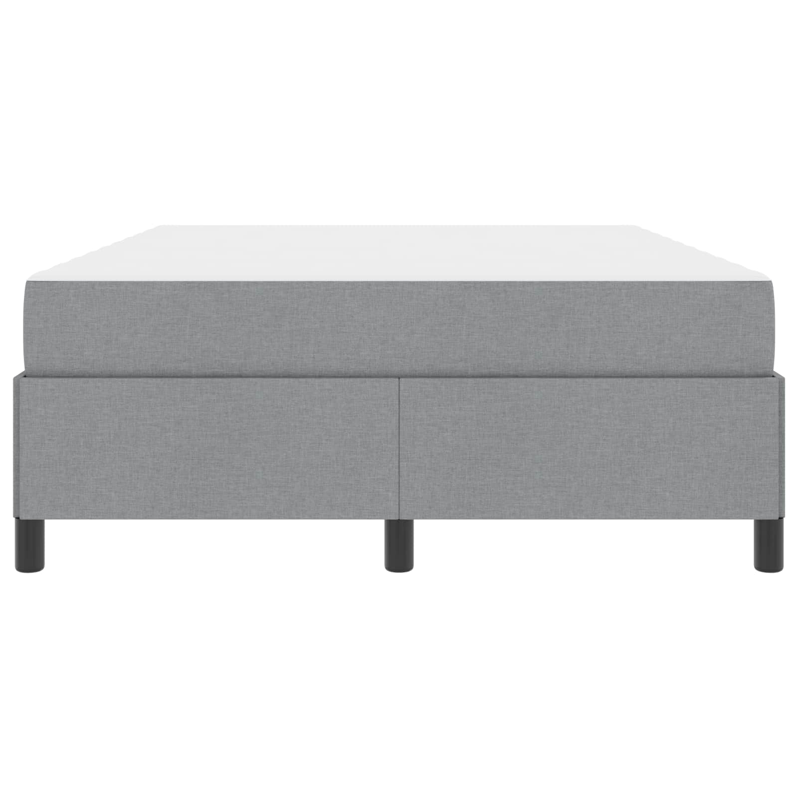 Letto a molle Grigio chiaro 140 x 200 cm Tessuto | homemem39
