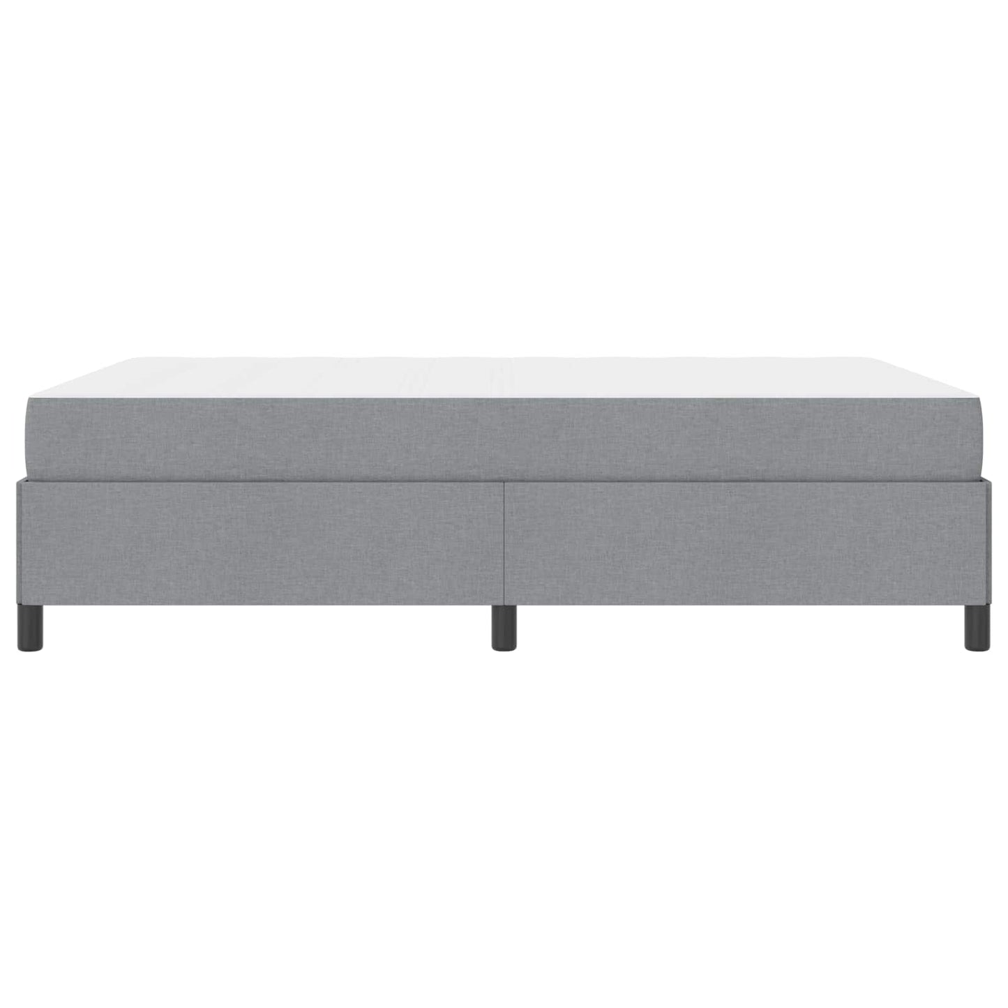 Letto a molle Grigio chiaro 140 x 200 cm Tessuto | homemem39