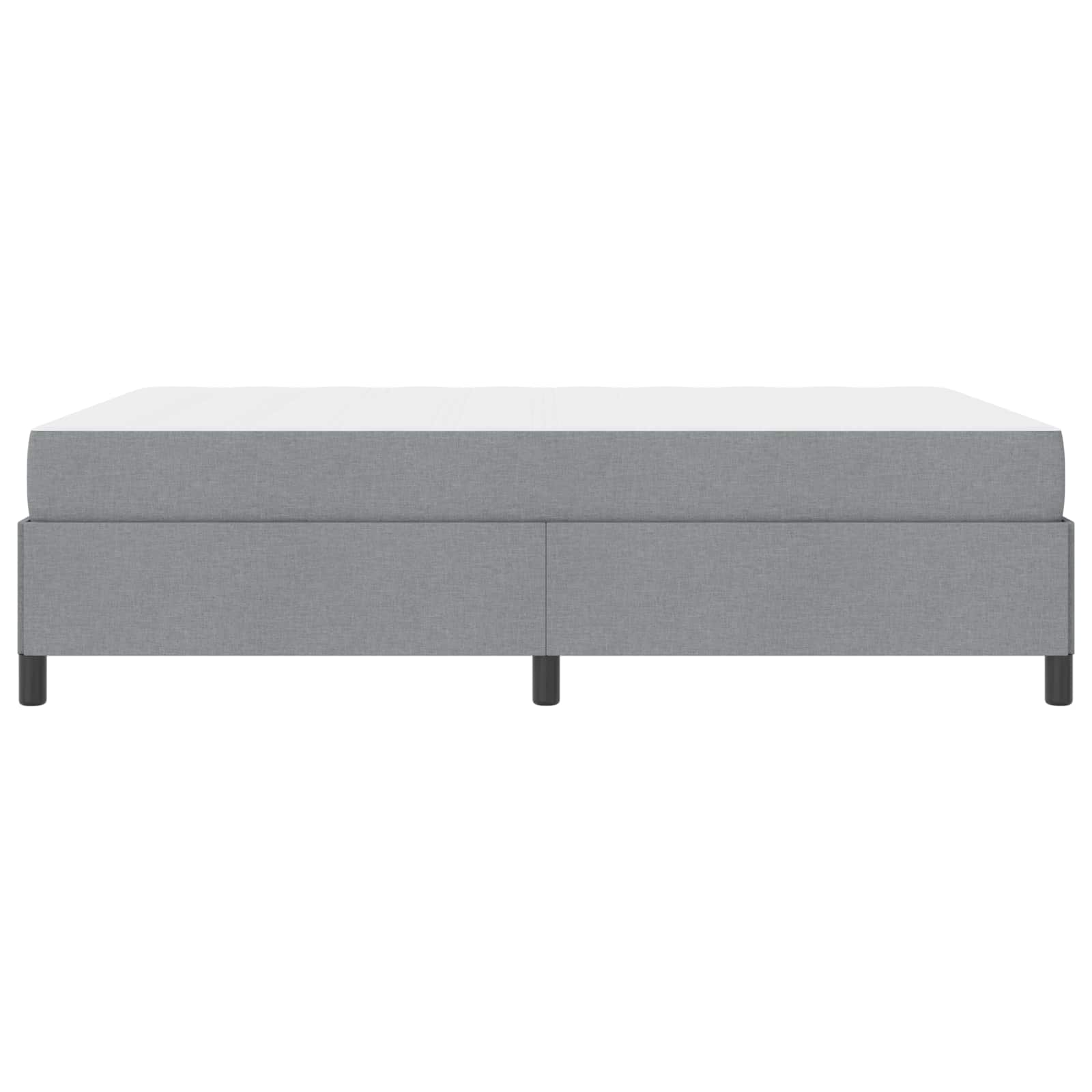 Letto a molle Grigio chiaro 140 x 200 cm Tessuto | homemem39