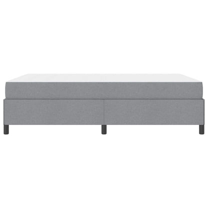 Letto a molle Grigio chiaro 140 x 200 cm Tessuto | homemem39