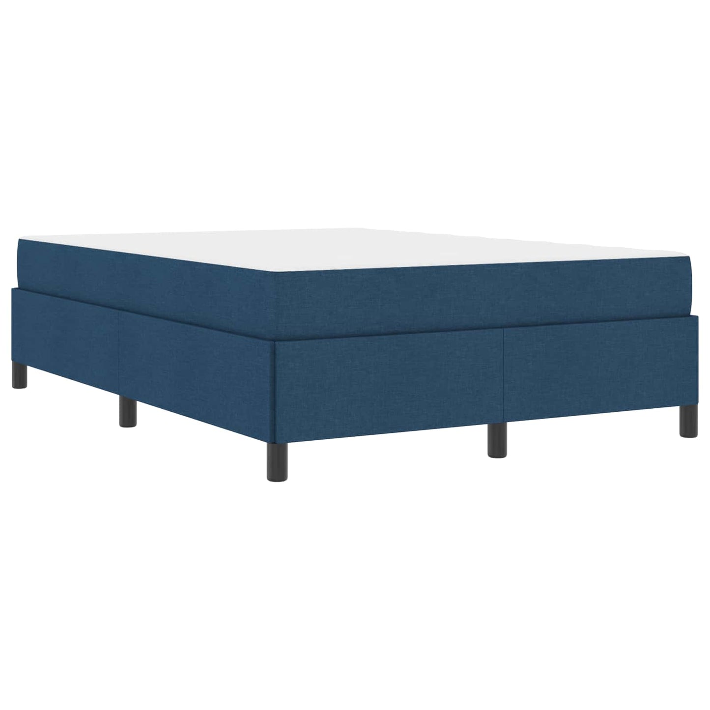 Letto a molle Blu 140 x 200 cm Tessuto | homemem39