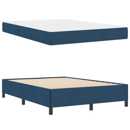 Letto a molle Blu 140 x 200 cm Tessuto | homemem39