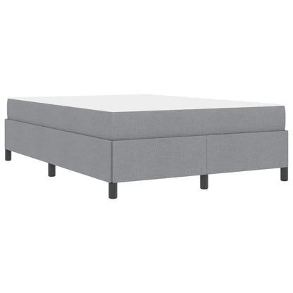 Letto a molle Grigio chiaro 160 x 200 cm Tessuto
