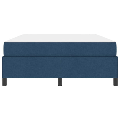 Letto a molle Blu 160 x 200 cm Tessuto