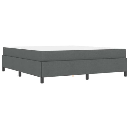 Letto a molle Grigio scuro 180 x 200 cm Tessuto