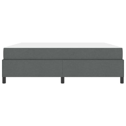 Letto a molle Grigio scuro 180 x 200 cm Tessuto