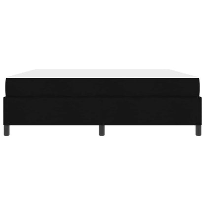 Letto a molle Nero 180 x 200 cm Tessuto